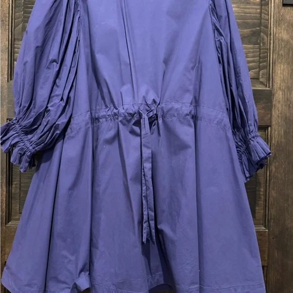 Shop The Mint - Elegant Blue Mini Dress - Picture 2 of 7